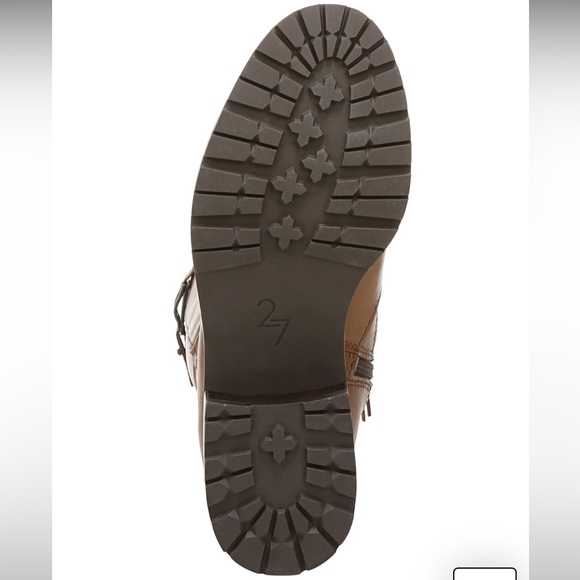 New 27 edit naturalizer cayce leather chestnut boots wide calf size 8.5 M - Picture 6 of 15